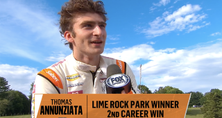 Promo Image for Hear from Thomas Annunziata after his win at Lime Rock